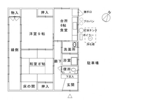 detached 廿日市市津田字西河本