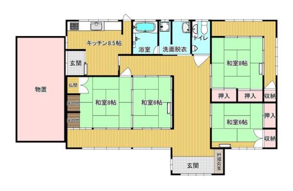 detached ひろしまけんあきたかたしよしだちょうつねとも

広島県安芸高田市　吉田町常友