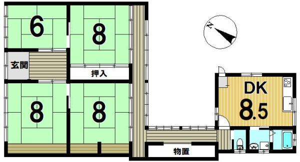 detached 岐阜県中津川市昭和町 住居表示 8－38